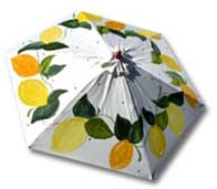 Hand painted umbrellas